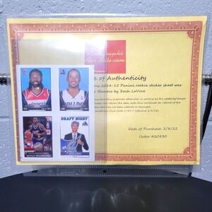 2014-15 Zach Lavine Autograph with COA Certificate